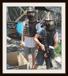 Don't mess with me - Paintballers are ready