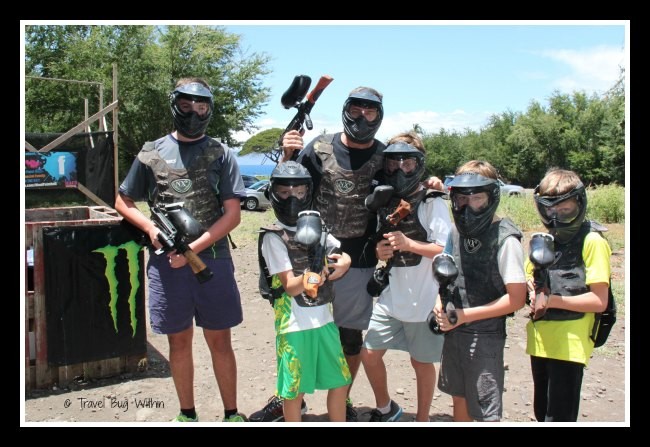 Aussie Paintball crew - ready for action!