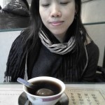 My friend Jo and a very popular Chinese traditional dish - boiled egg in some soupy concoction.